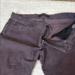 Joe's Jeans Slim Straight Jeans in Dark Plum
